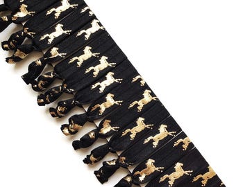 Horse Print Hair Ties | Bulk Hair Ties, Girls Horse Party Favors, Goody Bag Stuffers, Horse Hair Tie Gifts, Horse Gifts, Cowgirl Favors