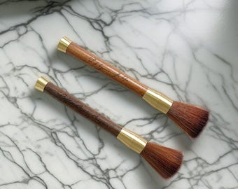 2pcs Wooden Coffee Dosing Brush for Grinder and Machine Cleaning,Custom Name Engraving,Ideal for Home,Coffee Shop/Bar,Gift for Coffee Lovers