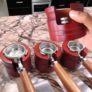 Bottomless Portafilter Stand 58mm 54mm 51mm Portafilter Holder Espresso Bar Organizer Tamper Holder Base