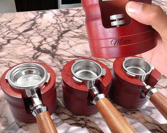Bottomless Portafilter Stand 58mm 54mm 51mm Portafilter Holder Espresso Bar Organizer Tamper Holder Base