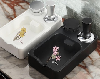 Personalise Modern Coffee Knock Box,  Knock Box,  Unique Gift for Coffee Lovers | Barista Knock Box ,Handmade  Espresso Knock Box