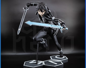 Sword Art Online Kirito Figure | 14K 3d printed Model | Full Painted | Handmade Gift | SAO Statue |