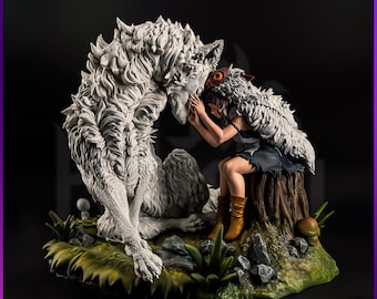 もののけ姫フィギュア – スタジオジブリにインスパイアされた3D