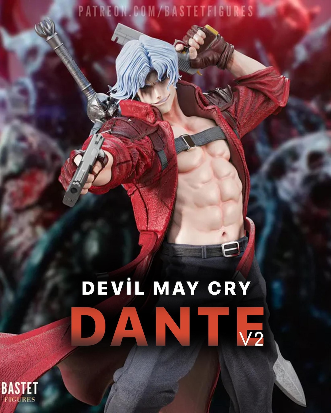 DANTE フィギュア Devil May Cry 033 Devil May Cry 3 - Dante (Exclusive Edition) – First 4 Figures