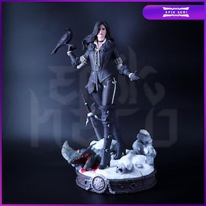 The Witcher - Yennefer Figure | 14K 3d printed Model | Full Painted | Handmade Gift | WITCHER Statue |
