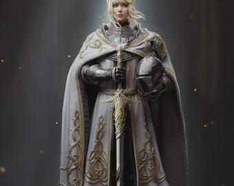 エルデンリング　針の騎士　レダ　スタチュー　1/4 フィギュア ニードルナイト レダ 22 cm / 8.66 インチ (塗装済み