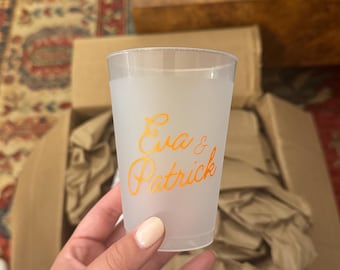 20 oz Custom Single Color Frosted Cup