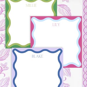 Wavy Square Notepad