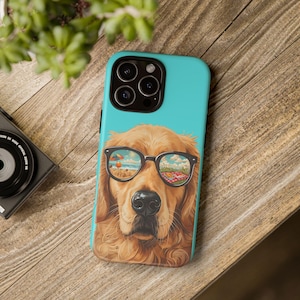 Golden Retriever Phone Case: Dog Lover Gift, Summer Vibe, Durable Protection