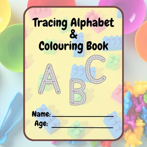Alphabet Tracing and Colouring Book for Kids l Learn to Write l Educational Fun l Early Learning Development l Interactive Learning