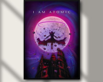 Arte de pared The Eminence in Shadow / Impresión digital "I Am Atomic" / Póster de Cid Kagenou / Decoración de anime épica para fanáticos / Regalo perfecto para fanáticos