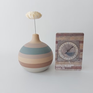 HANDMADE POLYCHROME FLOWER Vase | Handmade Pottery | Handmade Table Centerpiece | Home Decor Gift| Anitique Ceramic Home Accent