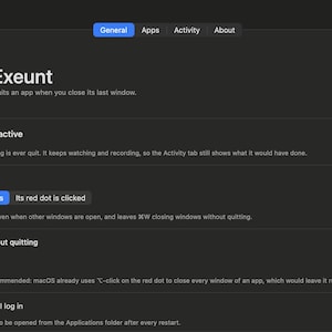 Quitter - Fermer la fenêtre. Quitter l'application. (Licence macOS 3 postes)