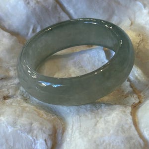 Icy Green Burmese Jadeite Ring *Grade A