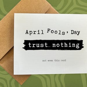 April Fools Card - Etsy