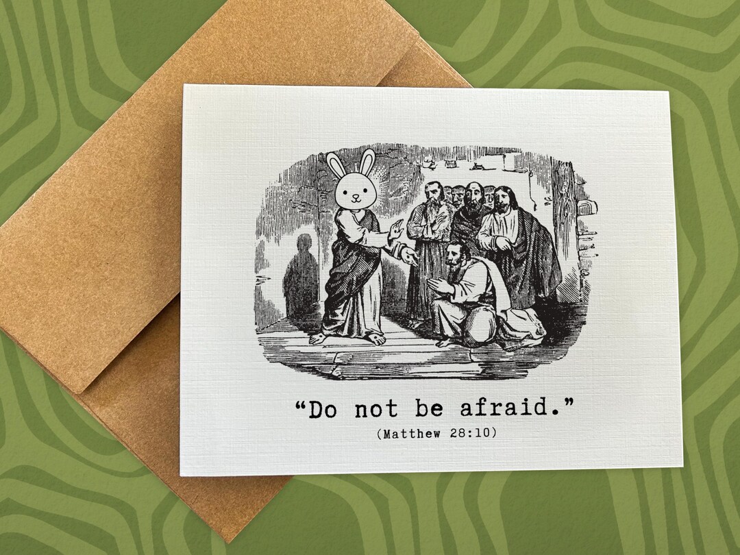 Easter Card / Do Not Be Afraid / Card for Catholic / for Christian ...