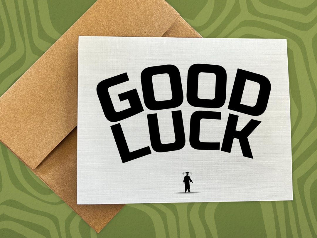 Funny Graduation Card / Good Luck / Class of 2026 / Gift for Graduate ...