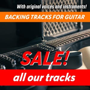 GUITAR Backing Tracks Collection – All Our Tracks (almost 300) - Original instruments!