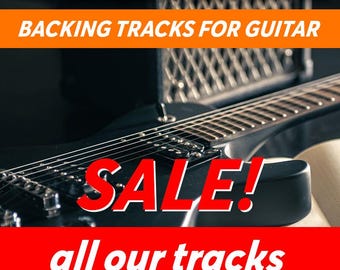 Colección de pistas de acompañamiento de GUITARRA: todas nuestras pistas (casi 300) - ¡Instrumentos originales!