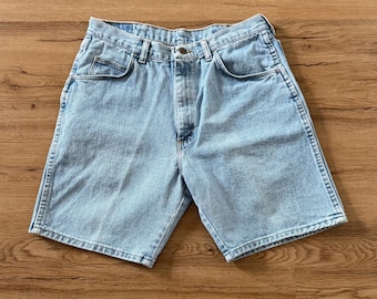 Pantalones cortos vaqueros Wrangler vintage de los años 90, talla 34