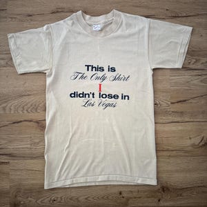 Vintage Early 80s Sportswear Las Vegas Tee Medium