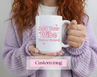 Mug personnalisé avec photo ou texte