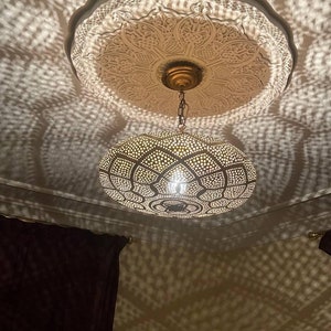 Moroccan Pendant Light, Moroccan lamp, pendant light, Brass pendant light ,Lampshades Lighting New Home Decor Lighting .