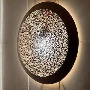 Moroccan Wall Light,Handmade Wall Light Moroccan Wall Sconce -Art Decor Light Wall Sconce,Brass Wall decor lamp,Wall Lighting .