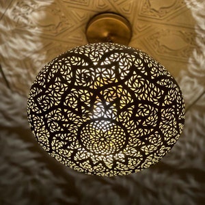 Moroccan Pendant Light, Moroccan lamp, pendant light, Brass pendant light ,Lampshades Lighting New Home Decor Lighting .