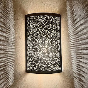 Moroccan Wall Light Brass ,Handmade Wall Light Moroccan Wall Sconce -Art Decor Light Wall Sconce,Brass Wall decor lamp, Wall Lighting .