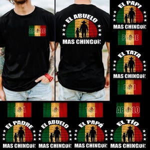 6 El Abuelo Mas Chingon Png Bundle, Regalos Para El Dia Del Padre, Mejor Papa Png, El Abuelo Mask Chingon, Mexican Flag, Spanish Dad Png
