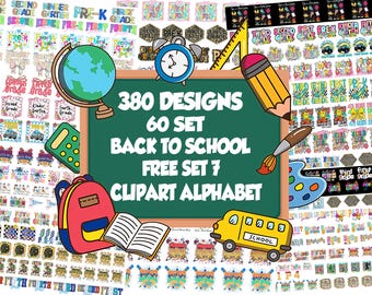 380 Retro Coquette Back to School Png Bundle, Kindergarten, First Day Of School Png, First/Second/Third Grade Png, Back to school Png