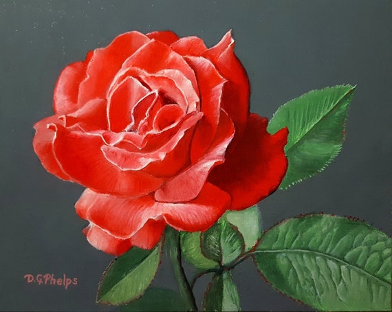Red Rose Painting Step By Step Red Rose Painting Step By Step