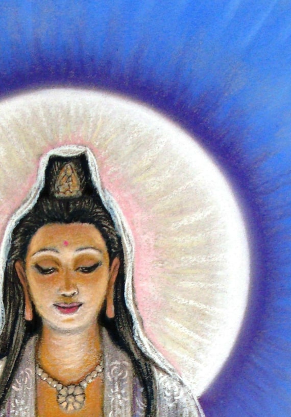 Buy KUAN YIN Pink Lotus Meditation Zen Buddhist Yoga Spiritual