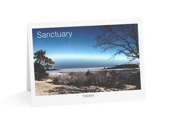 Sanctuary Cape Cod Bay Greeting Card | New England Coastal Landscape | Blank Inside | Single Card