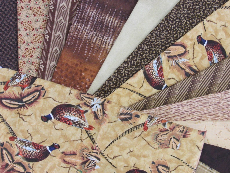 Hunter,etc Hubby Great for Dad Grandpa,Friend Pheasant Quilt Kit-Fast-Easy-Gorgeous Colors for a Great Guys Quilt