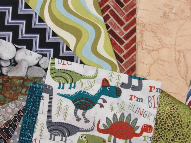 Dinosaur Quilt KitFunFast and EasyFun ColorsTurquoise Etsy