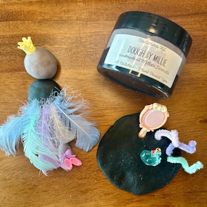 Ballerina Play Dough Kit: Lavender & Black Sensory Dough