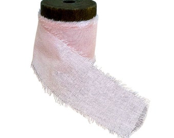 Pink Cotton Ribbon for Crafts - 1 1/2" x 5 Yards, 2 Rolls, Wedding, Reception, Bridal Shower, Valentine's Day, DIY, Christmas, Hair Bows
