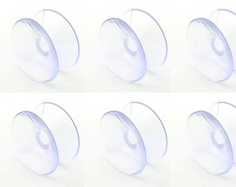 Double Sided Suction Cups, 20 mm, Set of 10, Clear