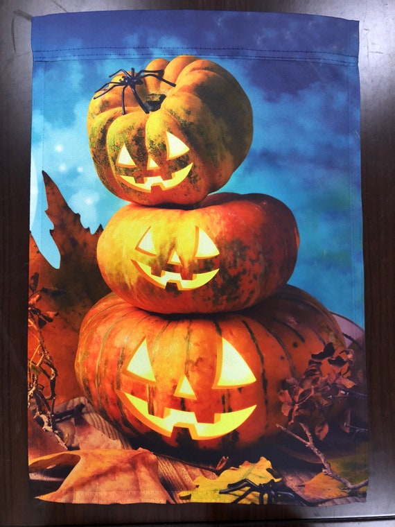 Halloween Home Decor Fall Scarecrow Welcome Garden Flag \u2013 12 x 18 Thanksgiving Decorations Autumn Decor Garden Decor Double Sided