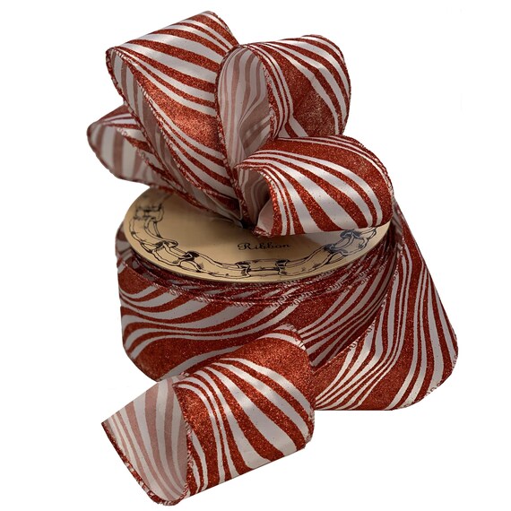 Red Glimmer Tulle Ribbon, 6x100 Yards