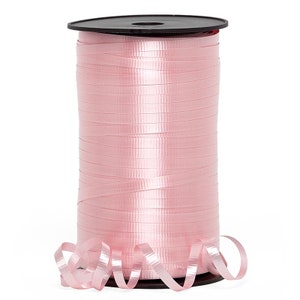 Neon Pink Curling Ribbon-500 yds - Double Play