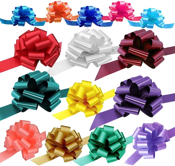 Assorted Gift Pull Bows for Christmas Various Sizes Set of Etsy
