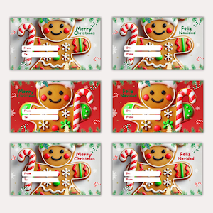 Etiquetas de Navidad imprimibles