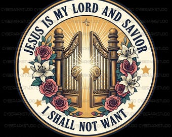 Koszulka z logo Jezusa jest moim Panem i Zbawicielem.