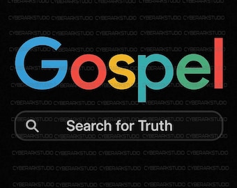 En av våra T-shirt med religiösa talesätt eller väggmonterad grafik (Gospel) 1 st.