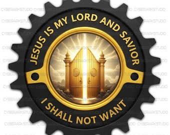 Koszulka z logo Jezusa jest moim Panem i Zbawicielem.