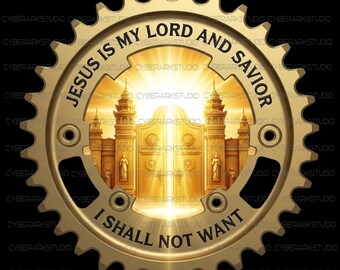 Koszulka z logo Jezusa jest moim Panem i Zbawicielem.