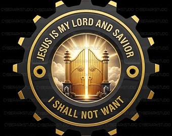 Koszulka z logo Jezusa jest moim Panem i Zbawicielem.